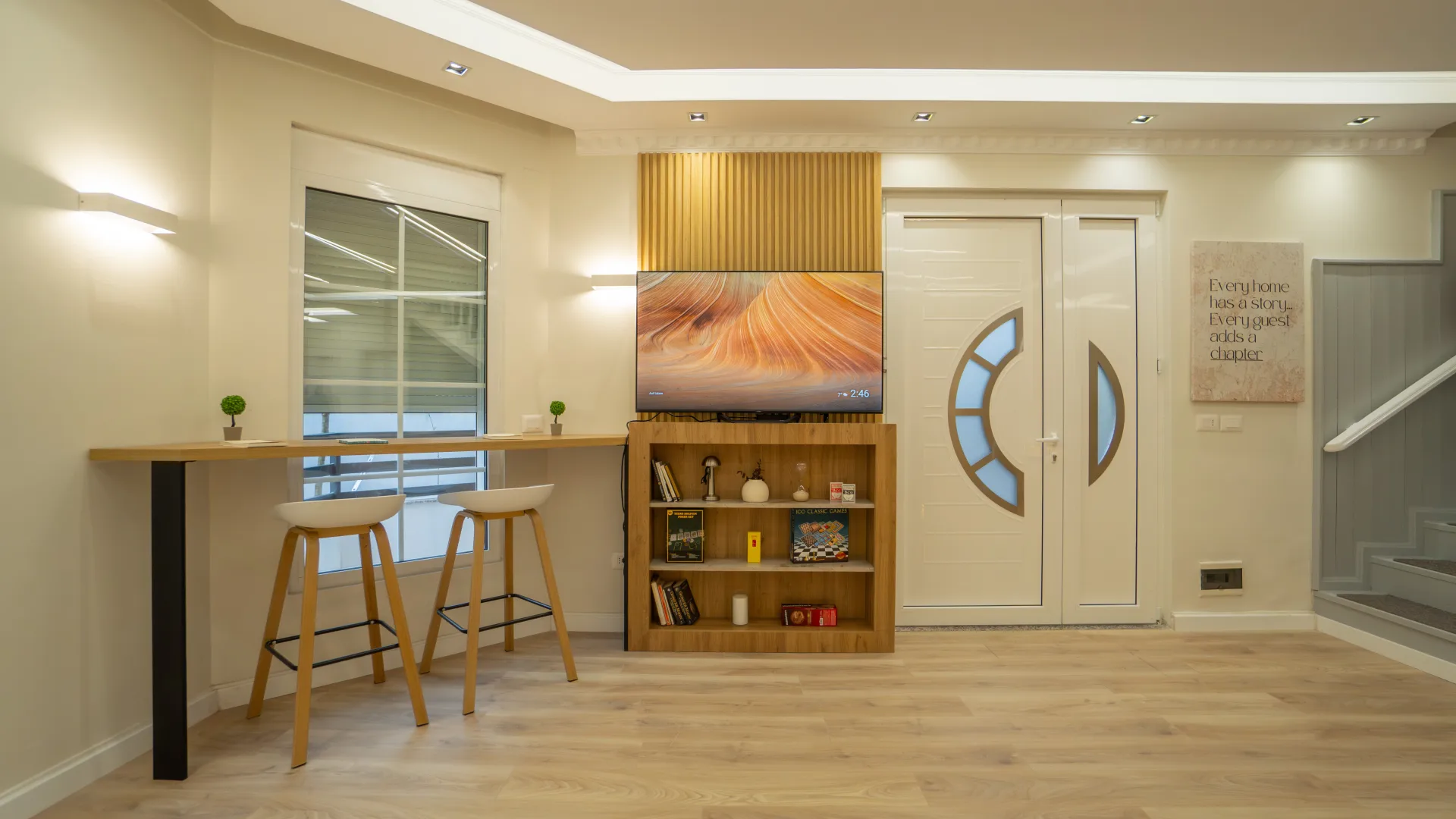 Reception and lounge